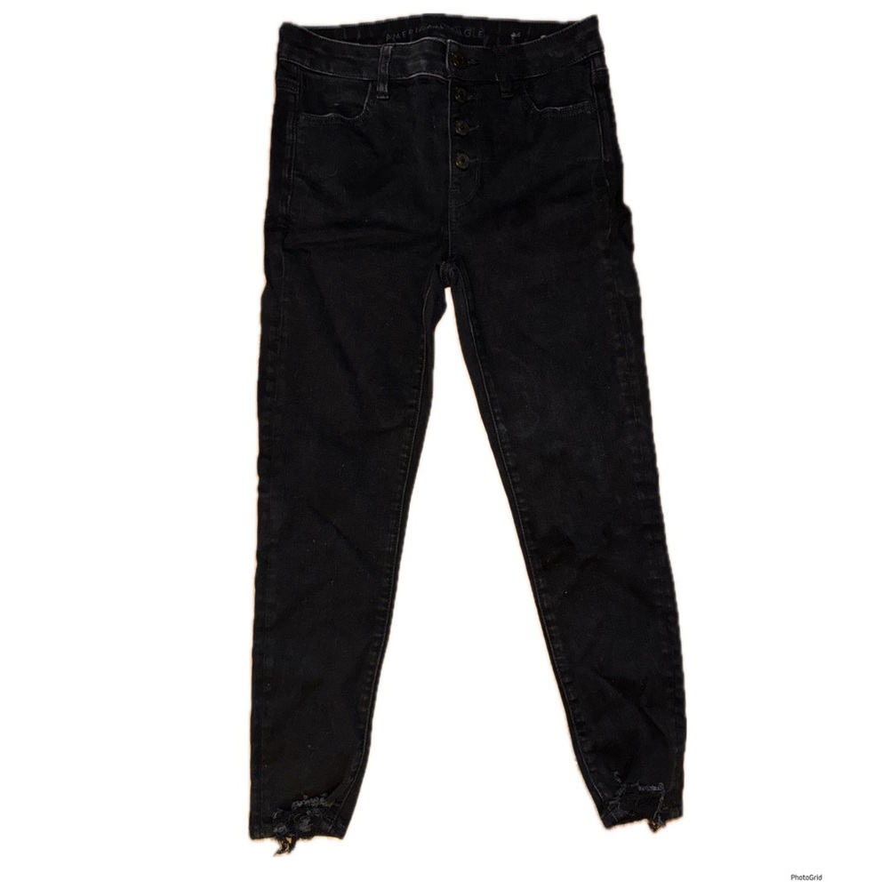 Black High Waisted Skinny Jeans